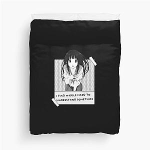 Hyouka - Eru Chitanda quote Duvet Cover