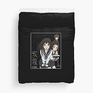 Hyouka anime  Duvet Cover