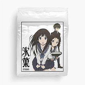 Hyouka anime  Duvet Cover