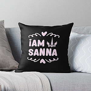 iamsanna Throw Pillow RB1409