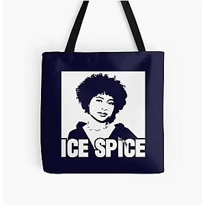 Ice Spice rapper illustration  All Over Print Tote Bag RB1608