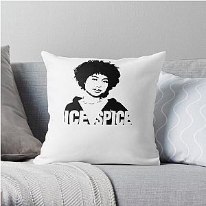 Ice Spice rapper Throw Pillow RB1608