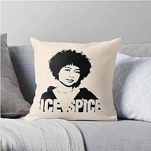 Ice Spice rapper designs  Throw Pillow RB1608