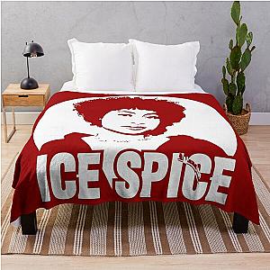 Ice Spice rapper art Throw Blanket RB1608