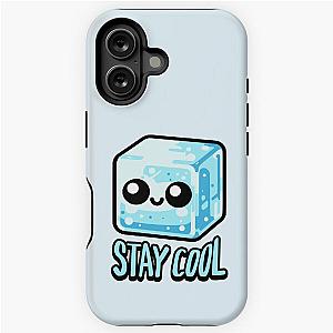 Stay cool! Cute Ice Cube Pun iPhone Tough Case