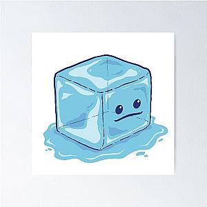 Cute Ice Cube Poster