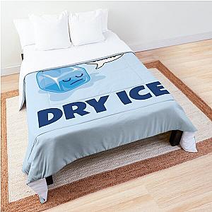 Dry Ice cartoon ice cube Comforter