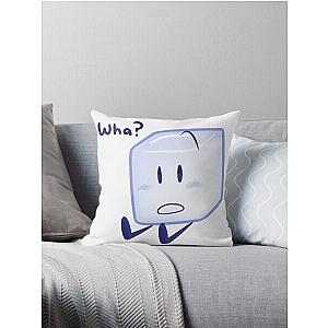 Ice Cube (BFDI) Throw Pillow