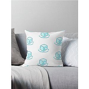 Icy ice Cube Throw Pillow