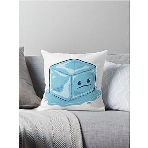 Cute Ice Cube Throw Pillow