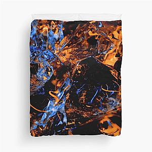 Ice cube fire Duvet Cover