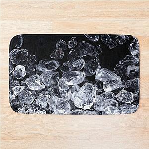 Crushed Ice Cube With Background Bath Mat