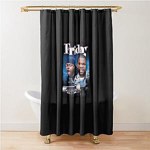 ice cube art Shower Curtain