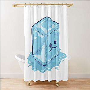 Cute Ice Cube Shower Curtain