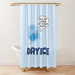 Dry Ice cartoon ice cube Shower Curtain