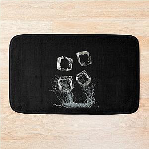 ice cube splash Bath Mat