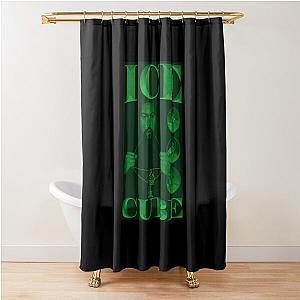 Ice Cube Green Bootleg Vintage Shower Curtain