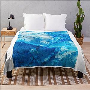 Cube water, Ice cube Throw Blanket