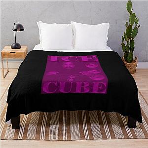 Ice Cube Purple Bootleg Vintage Throw Blanket