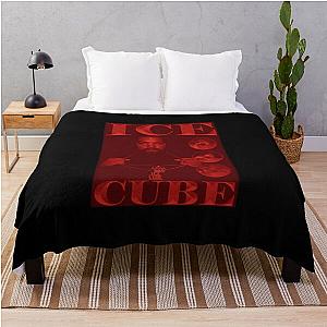 Ice Cube Red Bootleg Vintage Throw Blanket