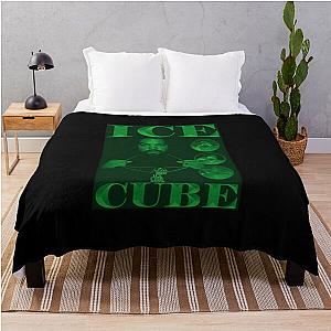 Ice Cube Green Bootleg Vintage Throw Blanket