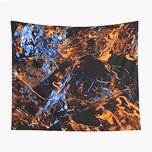 Ice cube fire Tapestry