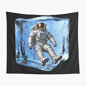 Astronaut Ice Cube Tapestry