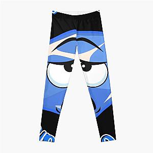 Blue Ice Cube Brain Freeze Funny Graphic T-shirt Leggings