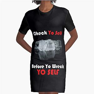 ice cube check yo self Graphic T-Shirt Dress