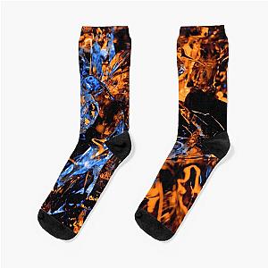 Ice cube fire Socks