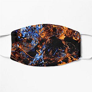 Ice cube fire Flat Mask