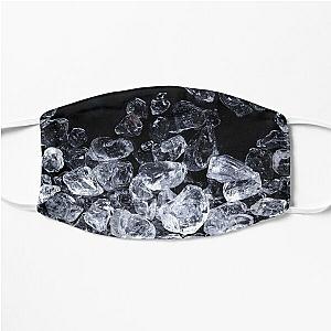 Crushed Ice Cube With Background Flat Mask