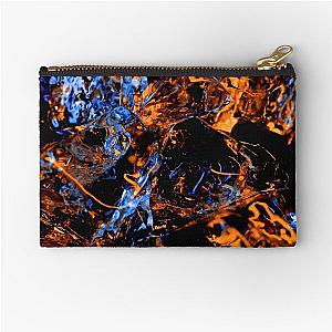 Ice cube fire Zipper Pouch