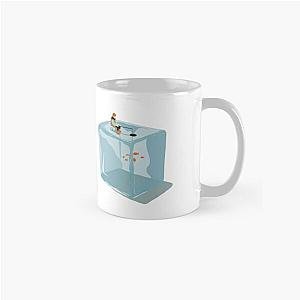 Ice Cube Fishing - Man Fishing on an Ice Cube Classic Mug