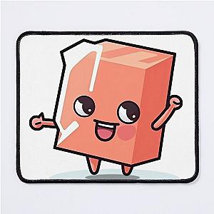 Happy Cheerul Orange Ice Cube Mouse Pad