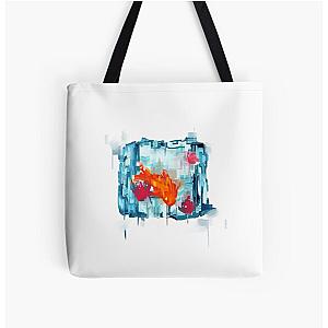 Ice Cube Fish All Over Print Tote Bag