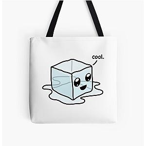 Kawaii Ice Cube All Over Print Tote Bag