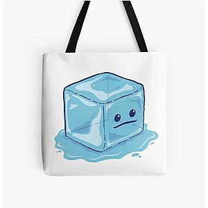 Cute Ice Cube All Over Print Tote Bag