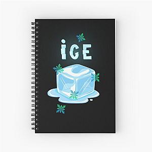 Ice Cube Melting Spiral Notebook