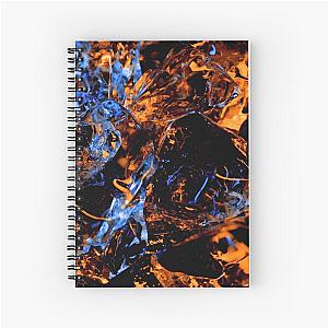 Ice cube fire Spiral Notebook