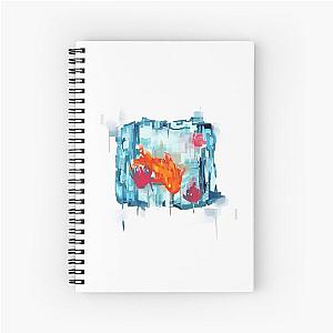 Ice Cube Fish Spiral Notebook