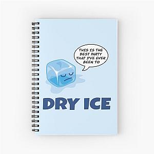 Dry Ice cartoon ice cube Spiral Notebook