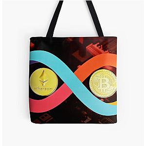 Bitcoin X ICP All Over Print Tote Bag RB3107