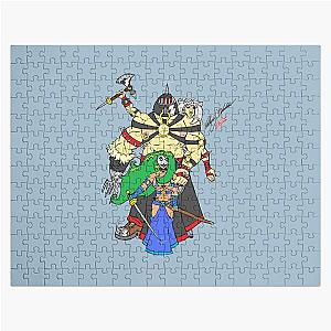 Sound Influenced By Rock Music Attractive Icp Repaint Of Old Picture Vintage Jigsaw Puzzle RB3107