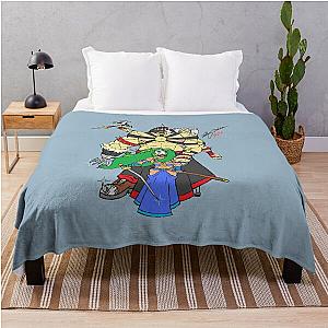 Sound Influenced By Rock Music Attractive Icp Repaint Of Old Picture Vintage Throw Blanket RB3107