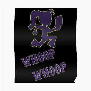 Cool Colorful ICP Juggalette Silhouette  Poster RB3107