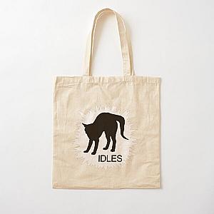 Idles - No King Cat Cotton Tote Bag