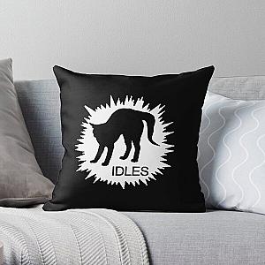 Idles - No King Cat Throw Pillow