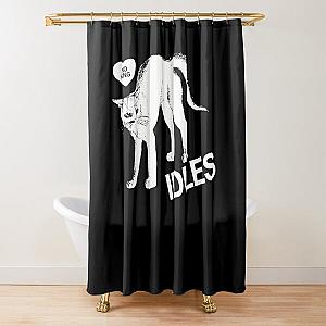 No King Cat - Idles Shower Curtain