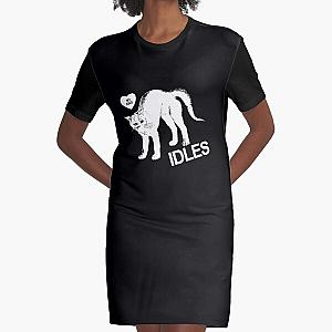 No King Cat - Idles Graphic T-Shirt Dress